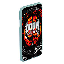 Чехол iPhone XS Max матовый DOOM ETERNAL, цвет: 3D-мятный — фото 2