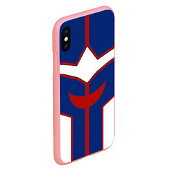 Чехол iPhone XS Max матовый ALL MIGHT MY HERO ACADEMIA MHA МОЯ ГЕРОЙСКАЯ АКАДЕ, цвет: 3D-баблгам — фото 2