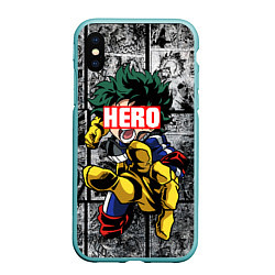 Чехол iPhone XS Max матовый Deku Плашка переносная, цвет: 3D-мятный