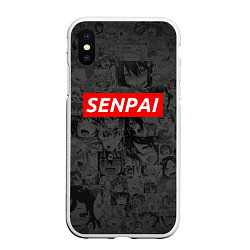 Чехол iPhone XS Max матовый SENPAI