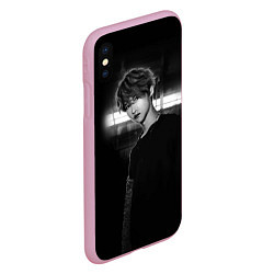 Чехол iPhone XS Max матовый Stray Kids, цвет: 3D-розовый — фото 2