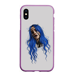 Чехол iPhone XS Max матовый BILLIE EILISH