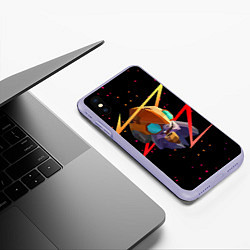 Чехол iPhone XS Max матовый Dota 2 Tinker, цвет: 3D-светло-сиреневый — фото 2