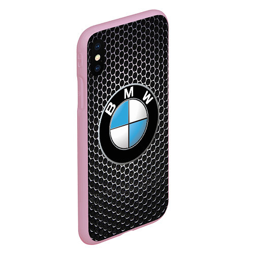 Чехол iPhone XS Max матовый BMW РЕДАЧ / 3D-Розовый – фото 2