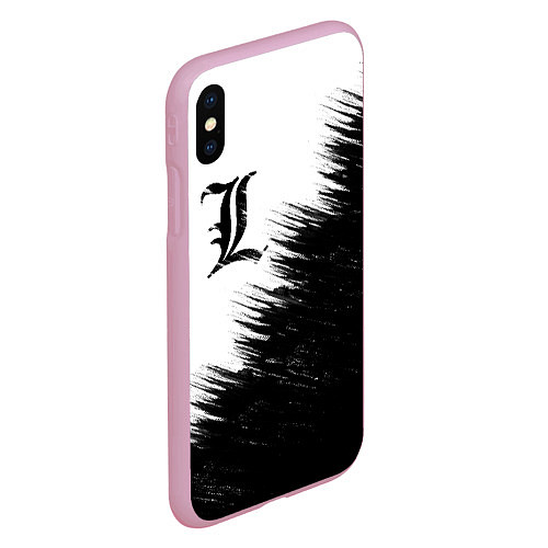 Чехол iPhone XS Max матовый Death Note 5 / 3D-Розовый – фото 2