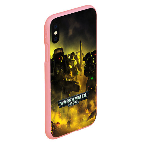 Чехол iPhone XS Max матовый Warhammer 40K - Космические Десантники / 3D-Баблгам – фото 2