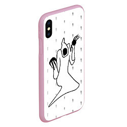 Чехол iPhone XS Max матовый KIZARU - Karmageddon, цвет: 3D-розовый — фото 2