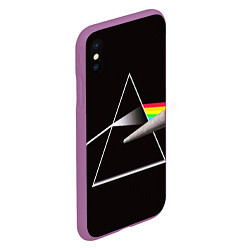 Чехол iPhone XS Max матовый PINK FLOYD, цвет: 3D-фиолетовый — фото 2