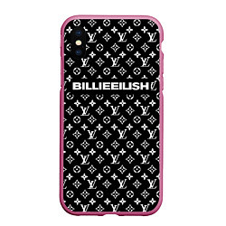 Чехол iPhone XS Max матовый BILLIE EILISH x LOUIS VUITTON, цвет: 3D-малиновый