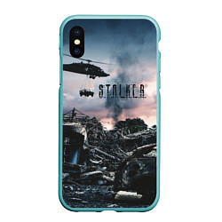 Чехол iPhone XS Max матовый S T A L K E R Чернобыль