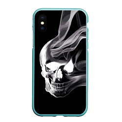Чехол iPhone XS Max матовый Wind - smoky skull