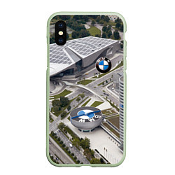 Чехол iPhone XS Max матовый BMW city