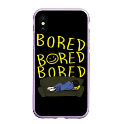 Чехол iPhone XS Max матовый Boreb