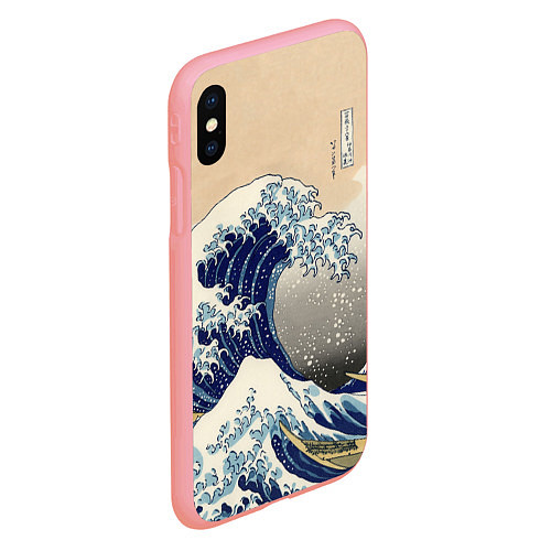 Чехол iPhone XS Max матовый Kanagawa Wave Art / 3D-Баблгам – фото 2