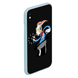 Чехол iPhone XS Max матовый Cuphead - Хопус Покус, цвет: 3D-голубой — фото 2