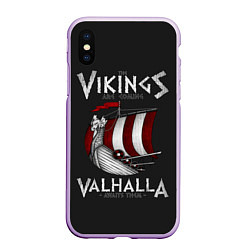 Чехол iPhone XS Max матовый Vikings Valhalla