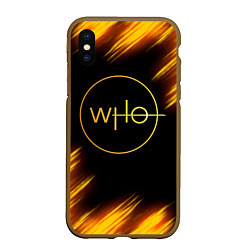 Чехол iPhone XS Max матовый DOCTOR WHO