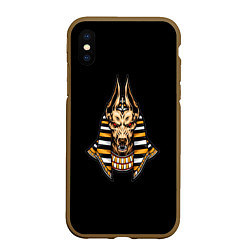 Чехол iPhone XS Max матовый Anubis