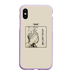 Чехол iPhone XS Max матовый XXXTENTACION BAD VIBES FOREVER, цвет: 3D-сиреневый