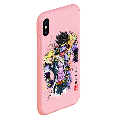 Чехол iPhone XS Max матовый JoJo Bizarre Adventure / 3D-Баблгам – фото 2