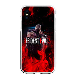 Чехол iPhone XS Max матовый RESIDENT EVIL 3