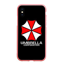 Чехол iPhone XS Max матовый UMBRELLA CORP