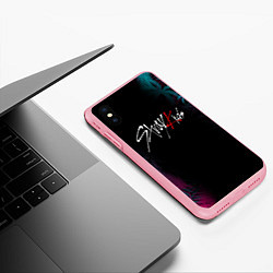 Чехол iPhone XS Max матовый STRAY KIDS, цвет: 3D-баблгам — фото 2