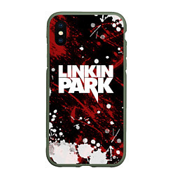 Чехол iPhone XS Max матовый Linkin Park