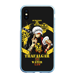 Чехол iPhone XS Max матовый One Piece Trafalgar Water