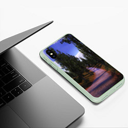 Чехол iPhone XS Max матовый СТАЛКЕР ЗОВ ПРИПЯТИ, цвет: 3D-салатовый — фото 2