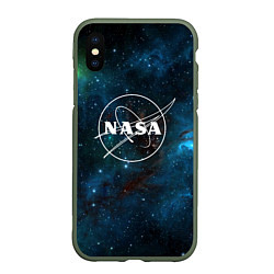 Чехол iPhone XS Max матовый NASA