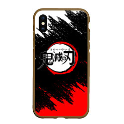 Чехол iPhone XS Max матовый KIMETSU NO YAIBA