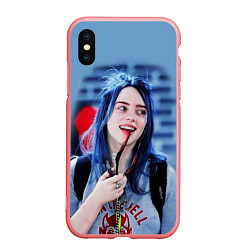 Чехол iPhone XS Max матовый BILLIE EILISH, цвет: 3D-баблгам