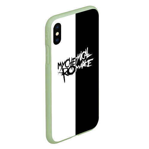 Чехол iPhone XS Max матовый My Chemical Romance / 3D-Салатовый – фото 2