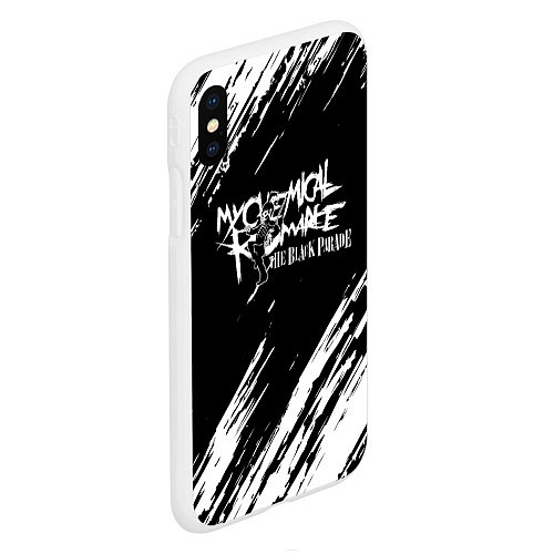 Чехол iPhone XS Max матовый My Chemical Romance / 3D-Белый – фото 2