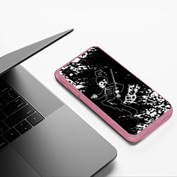 Чехол iPhone XS Max матовый My Chemical Romance, цвет: 3D-малиновый — фото 2