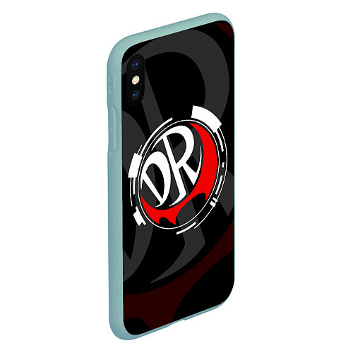 Чехол iPhone XS Max матовый MONOKUMA DANGANRONPA / 3D-Мятный – фото 2