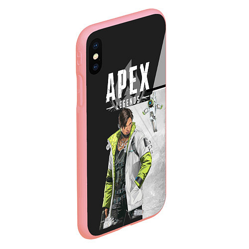 Чехол iPhone XS Max матовый Apex Legends / 3D-Баблгам – фото 2