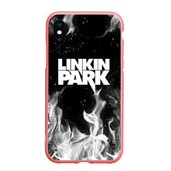 Чехол iPhone XS Max матовый LINKIN PARK