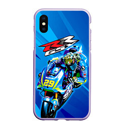 Чехол iPhone XS Max матовый Suzuki MotoGP