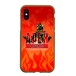 Чехол iPhone XS Max матовый Apex Legends