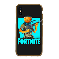 Чехол iPhone XS Max матовый Fortnite