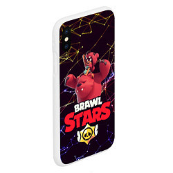 Чехол iPhone XS Max матовый Brawl Stars - Nita, цвет: 3D-белый — фото 2