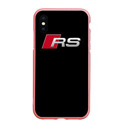 Чехол iPhone XS Max матовый AUDI RS