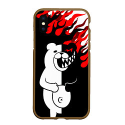 Чехол iPhone XS Max матовый MONOKUMA