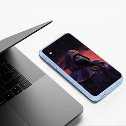 Чехол iPhone XS Max матовый Terraria, цвет: 3D-голубой — фото 2