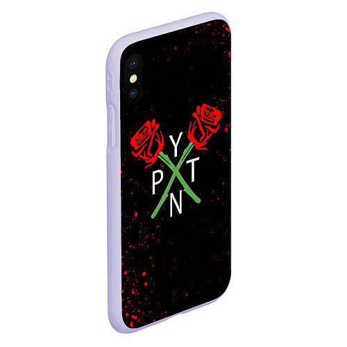 Чехол iPhone XS Max матовый Payton Moormeier / 3D-Светло-сиреневый – фото 2