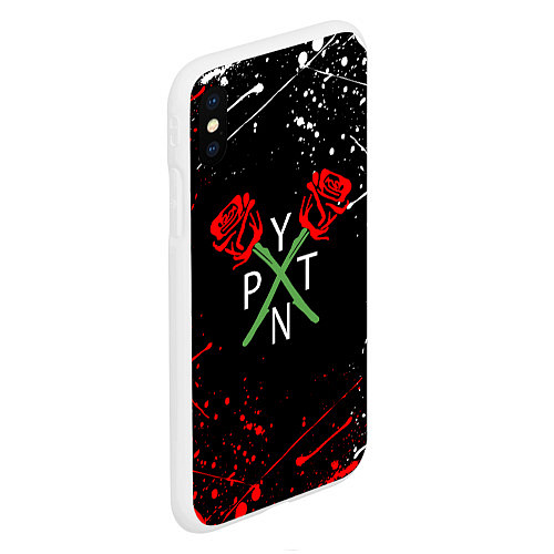 Чехол iPhone XS Max матовый Payton Moormeier / 3D-Белый – фото 2