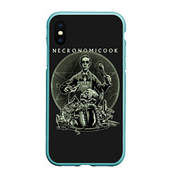 Чехол iPhone XS Max матовый Cthulhu, цвет: 3D-мятный