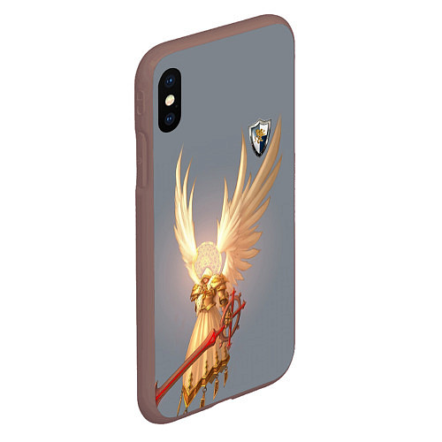 Чехол iPhone XS Max матовый Heroes of Might and Magic / 3D-Коричневый – фото 2